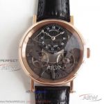 Swiss Replica Breguet Tradition 7057 Off-Centred Black Dial 40 MM Manual Winding Cal.507 DR1 Watch 7057BR/G9